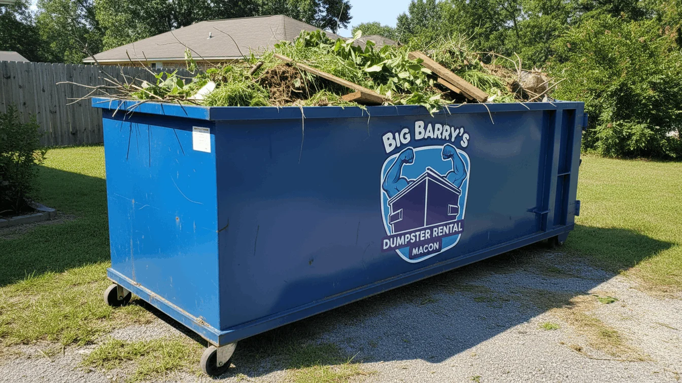 Yard Waste Dumpster Rental Macon-img
